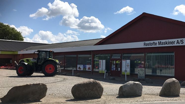 Røstofte Maskiner A/S - indgangsparti