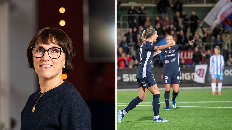 Jenny Damgaard, klubbchef för FC Rosengård, har varit med och utvecklat föreningens sociala verksamhet.
