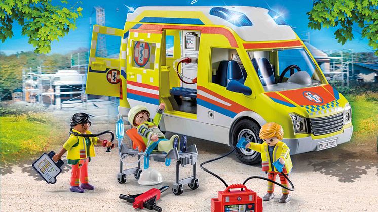 Rettungswagen mit Licht und Sound (71202) von PLAYMOBIL