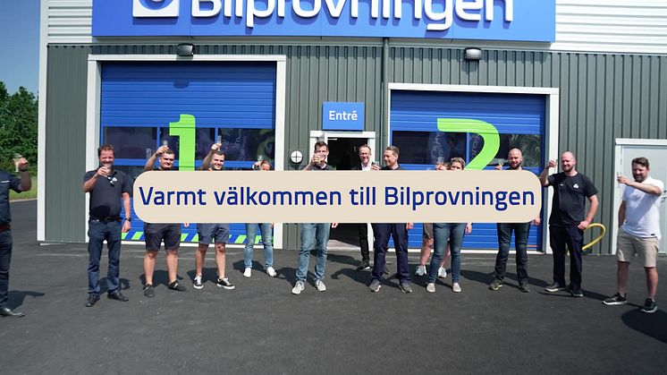 Invigning av Bilprovningen Ljungsbro