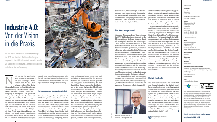 Industrie 4.0: Von der Vision in die Praxis
