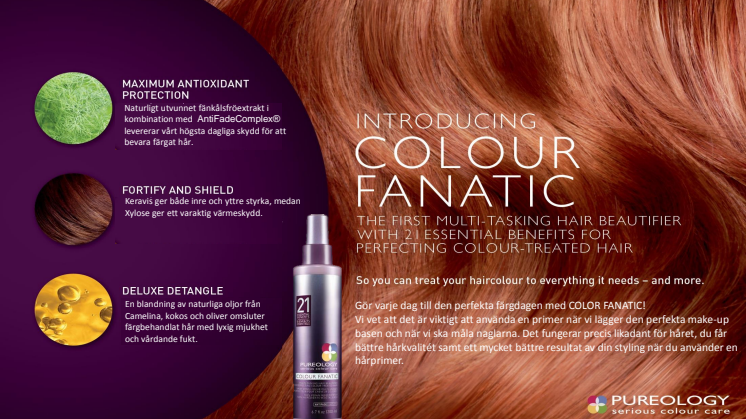 Pureology introducing Colour Fanatic