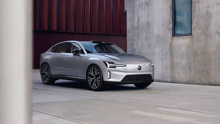 Her ses den nye og fuldelektriske Volvo ES90, som får en rækkevidde på op til 700 km.