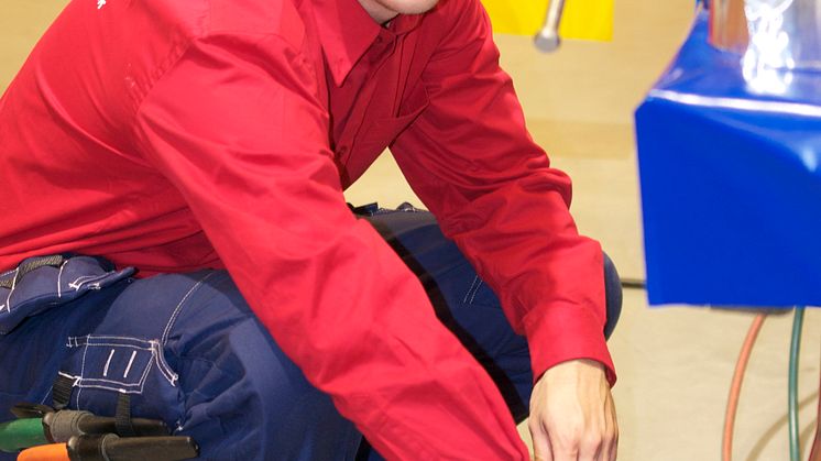 2012 års svenska mästare i kyl- och värmepumpteknik Marcus Rörlien