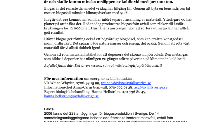 Du kan komma långt på bananskal – med matrester i tanken kan vi spara 327 000 ton CO2
