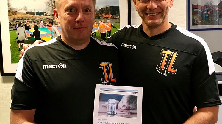 Lederne i Trivselsleder, Tommy Bottenvik og Kjartan Eide, er svært fornøyd med effektene av programmet. 