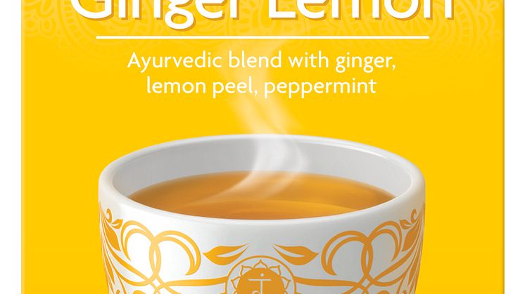 Yogi Tea Ginger Lemon poser økologisk