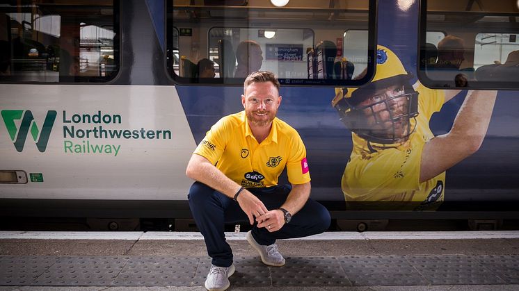 England cricket legend Ian Bell unveils Edgbaston rail partnership