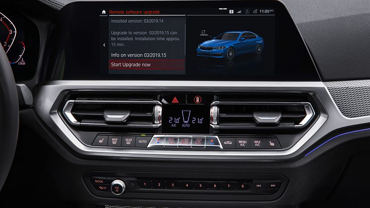 BMW ruller trådløs softwareopdatering ud i stor skala