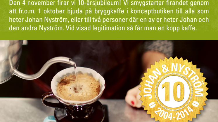 Johan & Nyström bjuder Johan och Nyström på kaffe