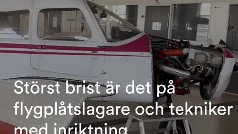 Video om bristen på flygteknisk personal 2022