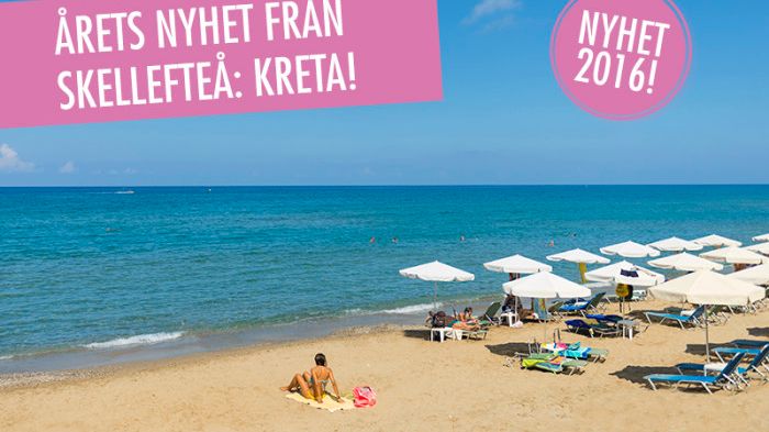 Kreta nytt resmål för Detur från Skellefteå!