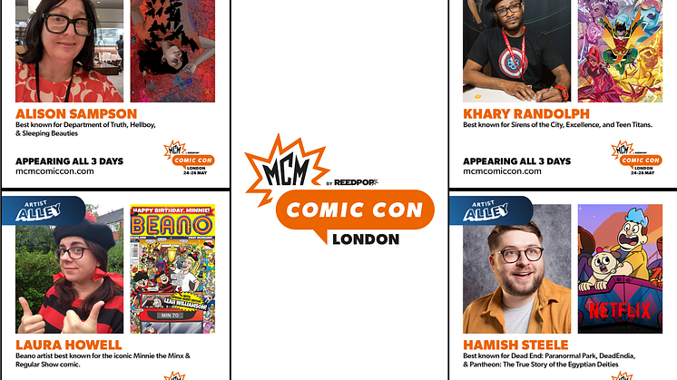 Artists from Marvel to Beano to set up shop at MCM Comic Con’s Artist Alley 