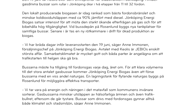 Fler bussar med fordonsgas i tanken