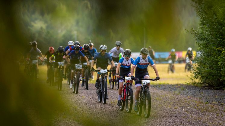 Ungdomscykelvasan 2025 start i Oxberg