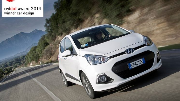 Nya Hyundai i10 tar emot den trettonde utmärkelsen