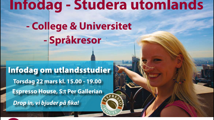 Studera utomlands - Informationsdag