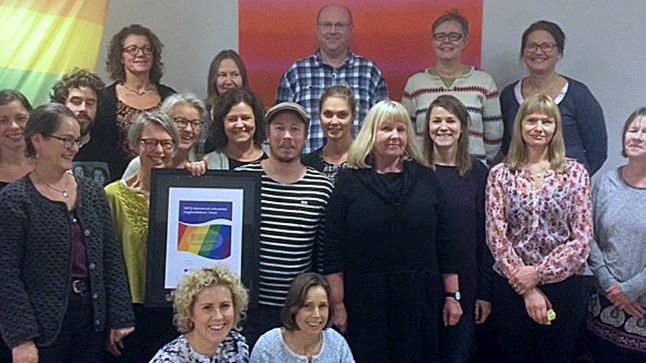 Ungdomshälsan i Umeå HBTQ-diplomeras