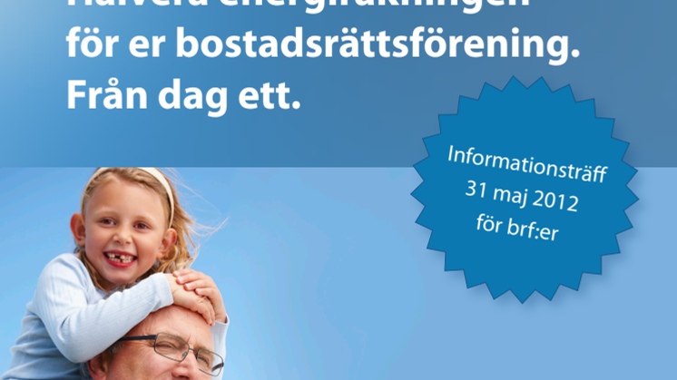 Inbjudan - Informationsträff för brf:er 31 maj i Täby