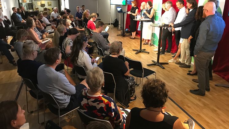 Bild från ett av MFD:s seminarier på Delaktighetsforum i Almedalen 2018.
