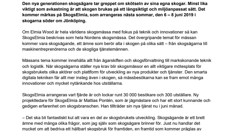 ​Skogsägandet i fokus på SkogsElmia