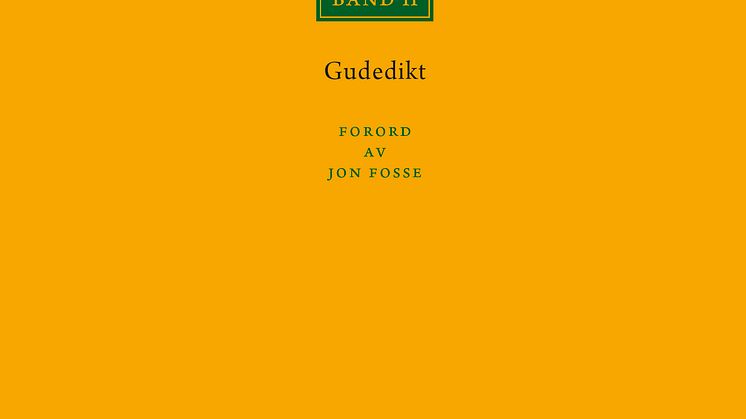 Eddadikta i ny gjendiktning. 