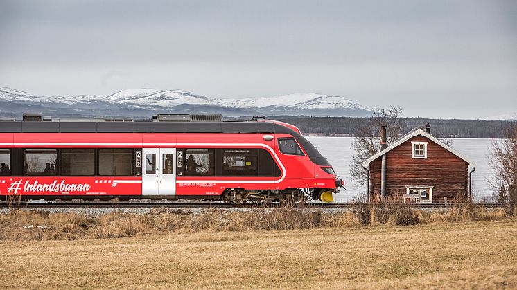 Med nya moderna tåg och upprustad bana skulle restiden mellan Åsarna och Östersund bli 47 minuter.