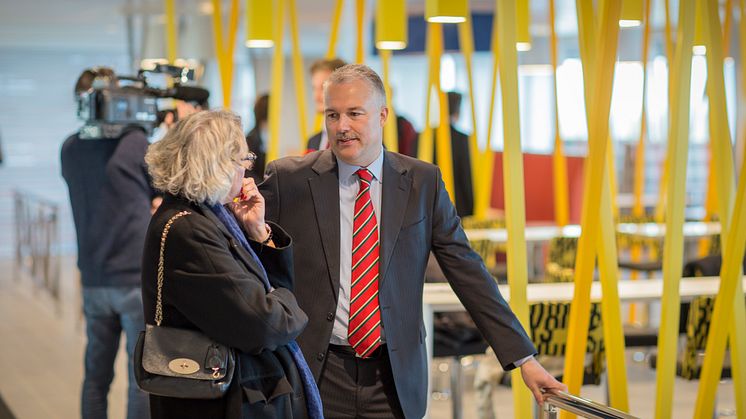Anne H. Steffensen, CEO Danmarks Rederiforening og Søren Poulsgaard Jensen, CEO Scandlines