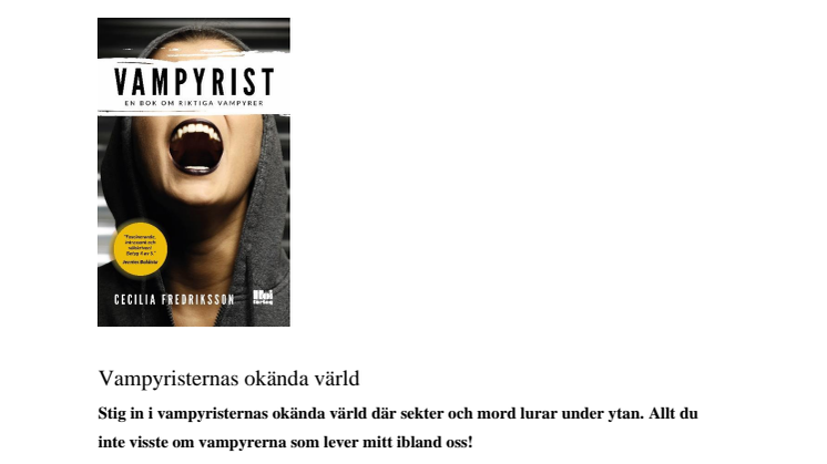 Vampyristernas okända värld