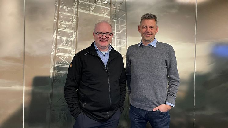 Fra venstre Jon Sigve Sundnes og Christian Becker Foto:Novaform