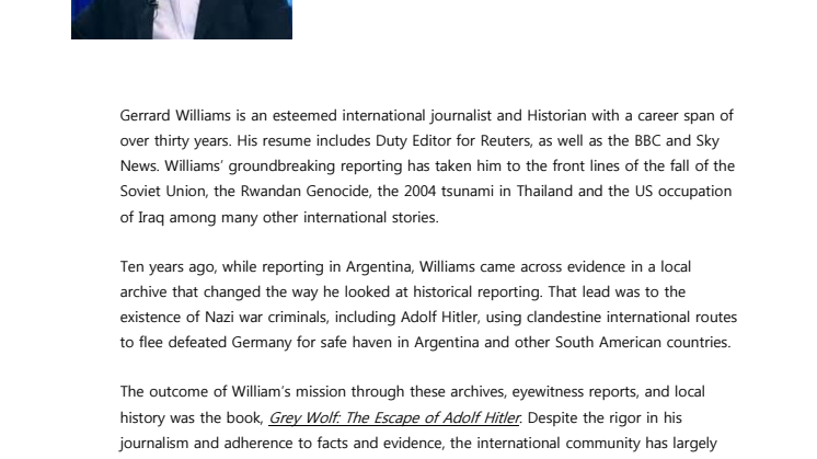 Hunting Hitler: Gerrard Williams