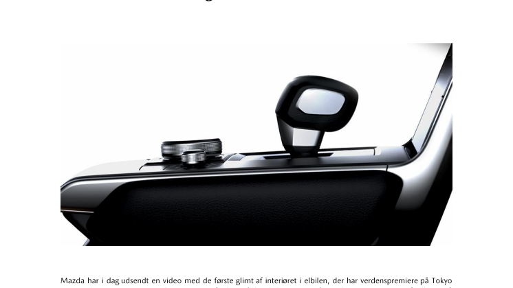 Første kig ind i elektrisk Mazda
