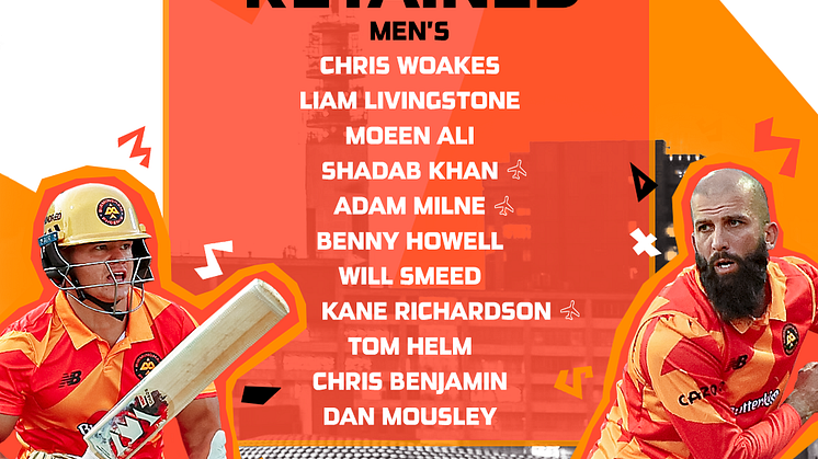 Birmingham Phoenix Retained Players 2