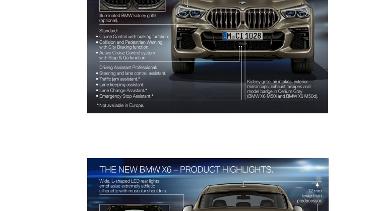 BMW X6 - highlights