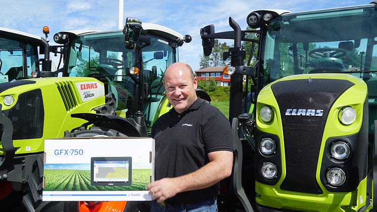 Gjermund Tømte fra Dataväxt ser fram til å levere Trimble-produkter til hele Norwegian Agro sitt fohandlernett.
