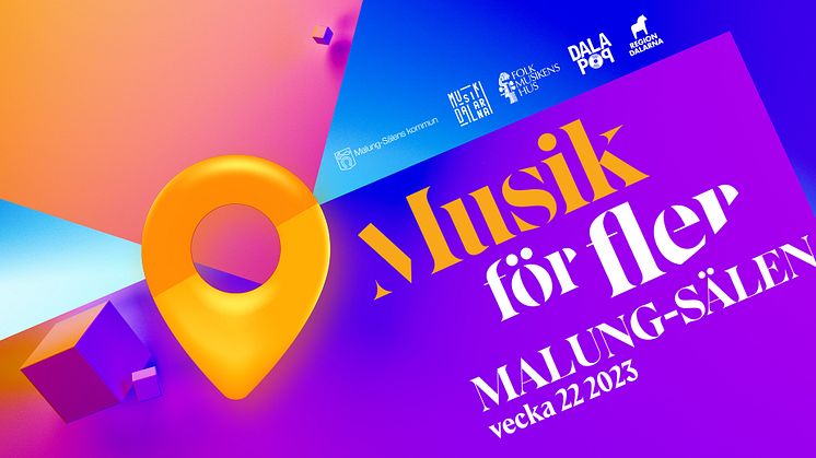 Vecka 22 kommer Musik för fler till Malung-Sälens kommun