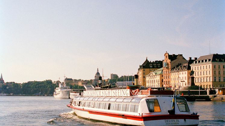 Sightseeing med båt i Stockholm