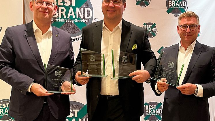 Best Brand Award Nutzfahrzeug-Service für BPW