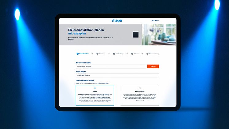 easyplan von Hager: intelligentes Planungs-Tool für KNX- und konventionelle Installationen