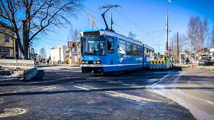 Stengehelg for biler i Holtet-krysset
