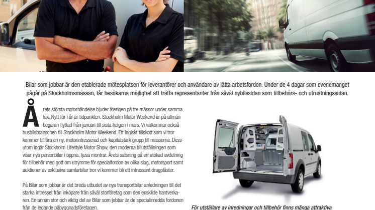 Inbjudan Bilar som jobbar