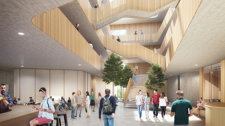 Högskolan Kristianstads möjliga entré - idéskiss