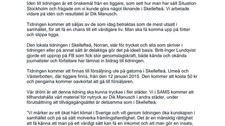 Dik Manusch – Se Människan 