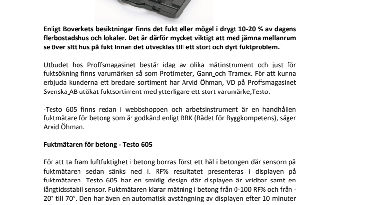 Bostadshus har 10% fukt och mögel!