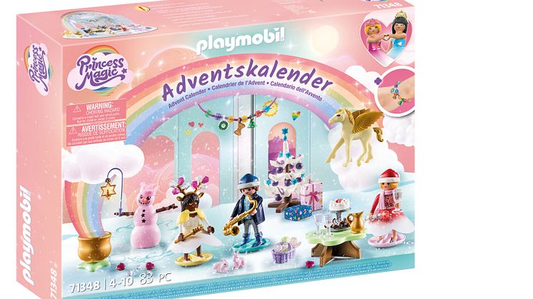 Adventskalender Weihnachtsfest unter dem Regenbogen (71348) von PLAYMOBIL