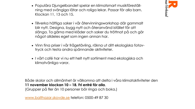 Om alla i världen levde som vi i Sverige skulle det behövas drygt tre jordklot –men vi har bara en planet!