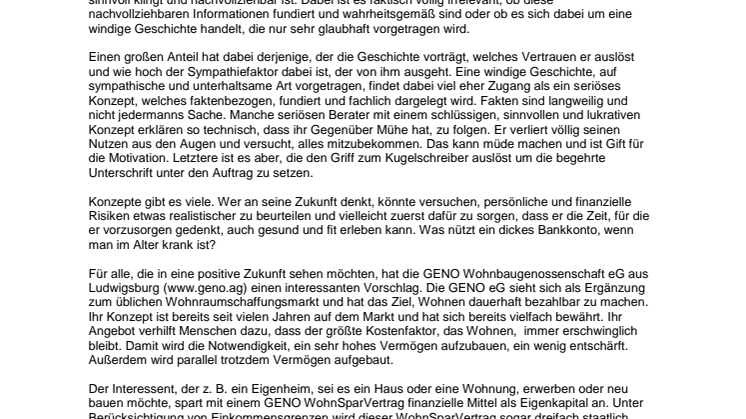 Risiko – nur, wenn es nicht gefällt?