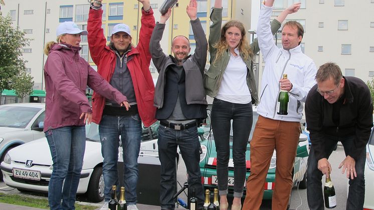 Erfarenhet räckte längst i Oresund Electric Car Rally