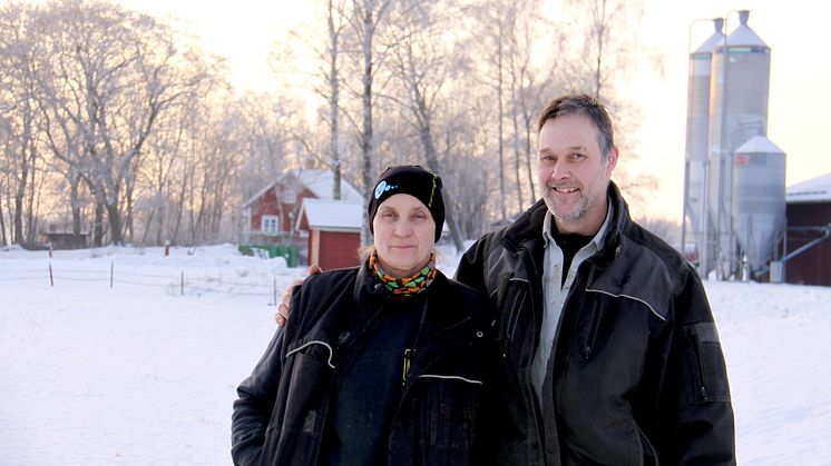 För att lyckas måste man ha en stark drivkraft, jobba med tydliga mål och ta vara på gårdens resurser på rätt sätt, säger Christina och Ulf.