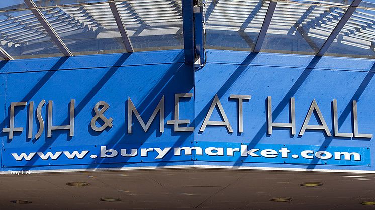 Vital health messages on Bury Market